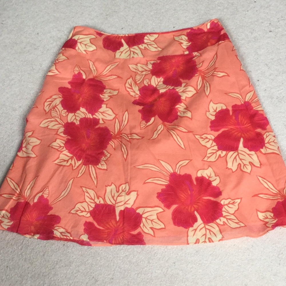 Flower a line skirt